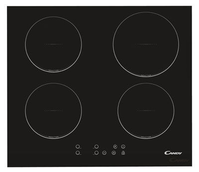 Table de cuisson à induction - CI 640 CBA 60 - Candy - 4 foyers / encastrable / avec commandes tactiles