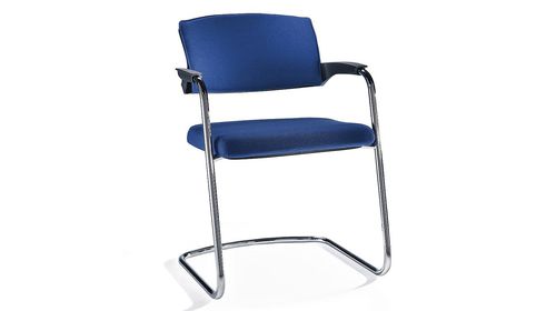 Chaise visiteur contemporaine - EL 100 - SITAG - en tissu / cantilever / professionnelle