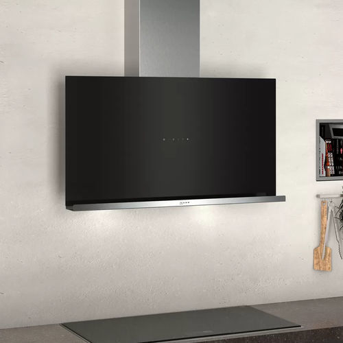 Hotte murale - D95FRM1S0B - NEFF - avec conduit / avec éclairage intégré / avec écran tactile