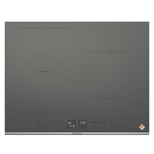 Table de cuisson à induction - DPI7686GP - DE DIETRICH ELECTROMENAGER - 3 foyers / encastrable / avec commandes tactiles