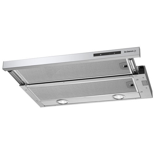 Hotte encastrable - DHT6605X - DE DIETRICH ELECTROMENAGER - avec éclairage intégré