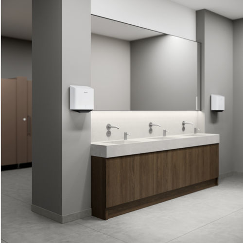 Sèche-mains électronique - ULTRONIC PLUS - STIEBEL ELTRON - mural / en métal / à grande vitesse