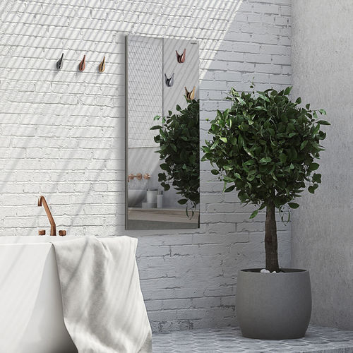 Sèche-serviettes à eau chaude - OLIVIN DROP - HAMMAM DESIGN RADIATOR - contemporain / en inox / miroir
