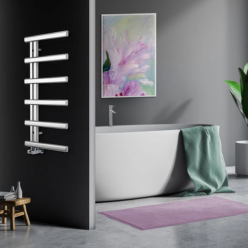 Sèche-serviettes à eau chaude - Larissa - HAMMAM DESIGN RADIATOR - 0...500 w / contemporain / en inox