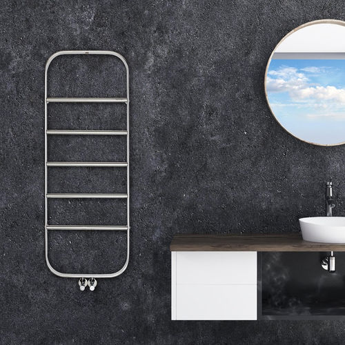 Sèche-serviettes à eau chaude - Spin  - HAMMAM DESIGN RADIATOR - 0...500 w / contemporain / en inox