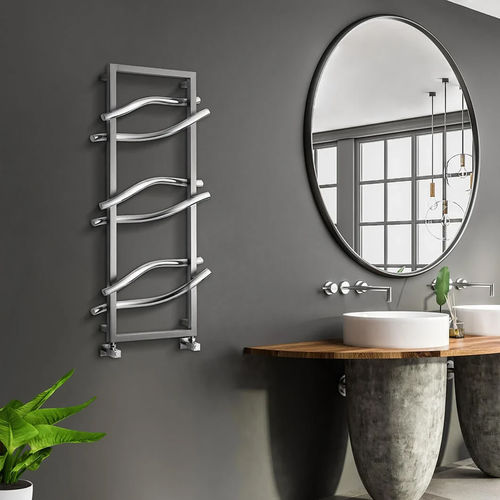 Sèche-serviettes à eau chaude - Eye  - HAMMAM DESIGN RADIATOR - contemporain / en inox / couleur personnalisable