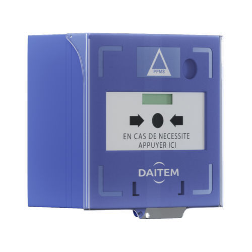 Bouton poussoir d'urgence - BLEU PPMS - ATRAL - DAITEM
