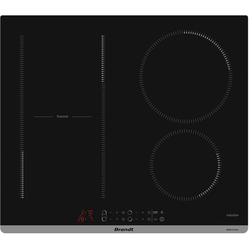 Table de cuisson à induction - BPI164DUB - Brandt - 4 foyers / encastrable / avec commandes tactiles