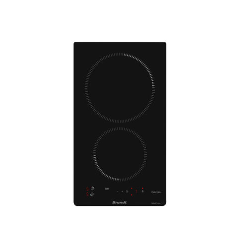 Table de cuisson à induction - BPI1621UB - Brandt - 2 foyers / encastrable / avec commandes tactiles