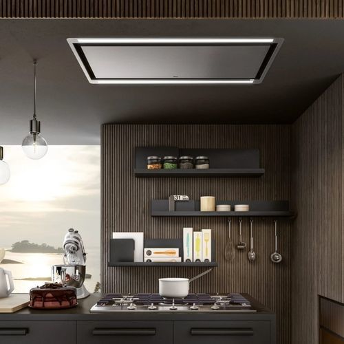 Hotte de plafond - HILIGHT-X - Elica - à recyclage / silencieuse / avec éclairage intégré