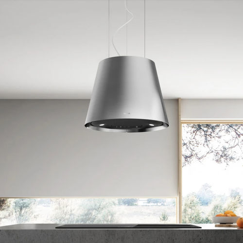 Hotte de plafond - EASY UX - Elica - avec conduit / classe A / noire