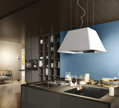 Hotte de plafond - IKONA LIGHT - Elica - avec conduit / classe A / noire
