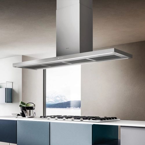 Hotte de plafond - THIN - Elica - avec conduit / classe A / grise