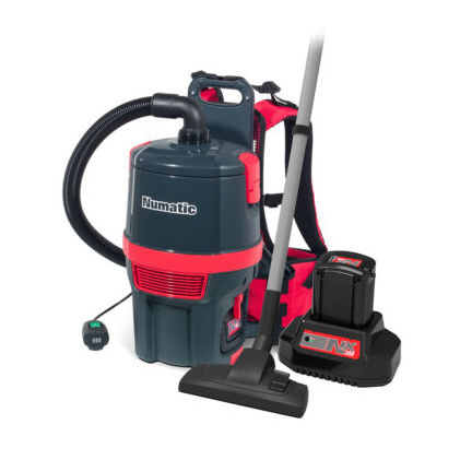 Aspirateur professionnel - RSB150NXH - Numatic - dorsal / à sec / sans fil