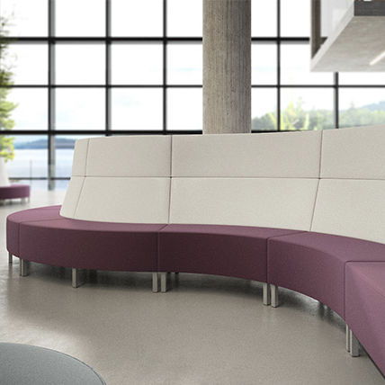 Banquette modulable - UNIFY - Office Furniture Group - contemporaine / en mousse de polyuréthane / professionnelle