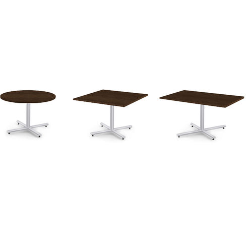 Table basse contemporaine - TUBULAR - Office Furniture Group - en bois / avec piètement en métal / rectangulaire