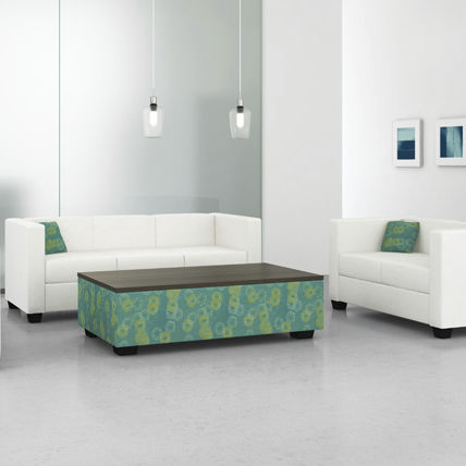 Canapé contemporain - VIENNA - Office Furniture Group - en cuir / blanc / contract