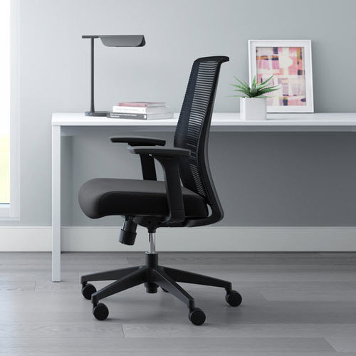 Chaise de bureau moderne - JOYA™ - KIMBALL Office - d'intérieur / en tissu / en aluminium poli