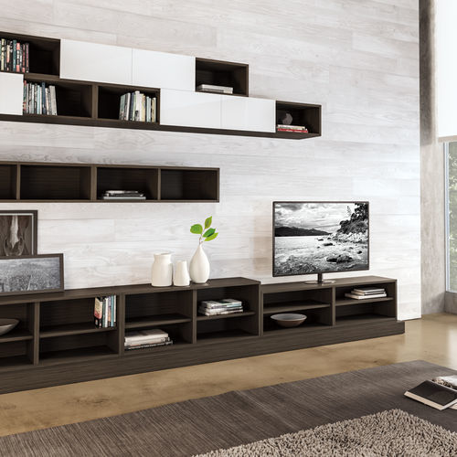 Étagère basse - STOW™ - KIMBALL Office - contemporaine / en bois / stratifiée