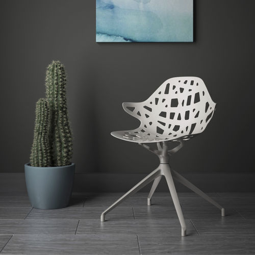 Chaise visiteur contemporaine - LUSSO™ - KIMBALL Office - d'intérieur / en aluminium / avec piètement en métal