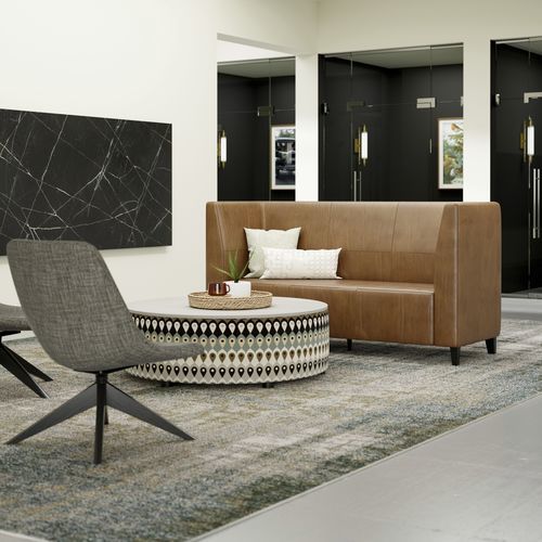 Canapé modulable - FRINGE® - KIMBALL Office - d'angle / contemporain / en tissu