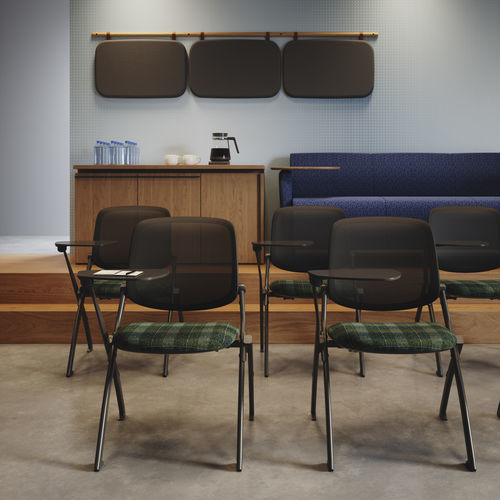 Chaise contemporaine - CHADDY® - KIMBALL Office - d'intérieur / en tissu / avec piètement en métal