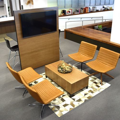 Séparateur de bureau auto-portant - MIO™ - KIMBALL Office - en bois / beige