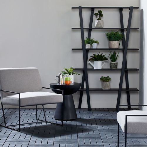 Table d'appoint contemporaine - COHEN - KIMBALL Office - en métal / avec piètement en métal / ronde