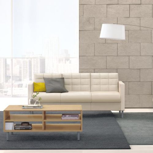 Canapé contemporain - BOYD® - KIMBALL Office - en tissu / en cuir / en stratifié