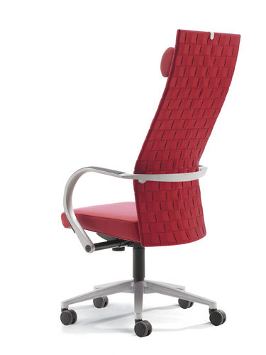 Fauteuil de direction contemporain - LUCID - DAVIS - en cuir / avec repose-tête / à hauteur réglable