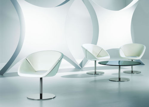 Fauteuil contemporain - LIPSE TOO - DAVIS - en tissu / à tablette / pour établissement public