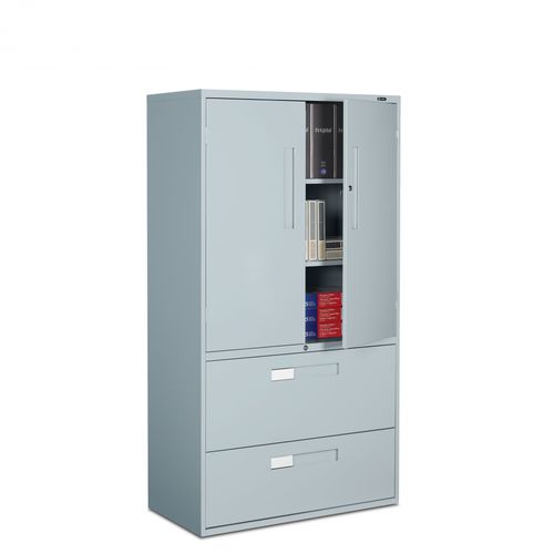 Armoire de classement haute - 9300 MULTI-STOR - GLOBAL totaloffice - en métal / avec porte battante / à tiroirs