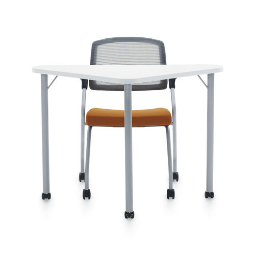 Table d'enseignement contemporaine - ZOOK™ - GLOBAL totaloffice - en stratifié / avec piètement en métal / rectangulaire