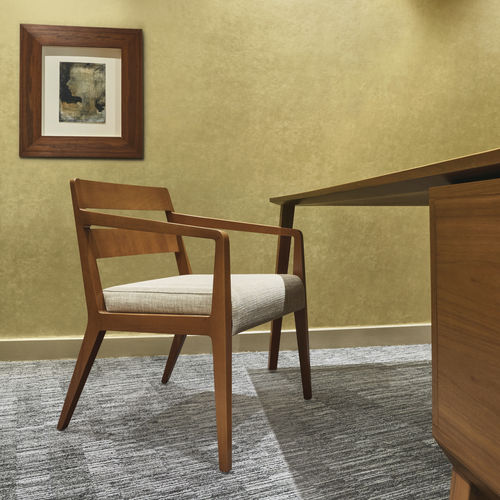 Chaise visiteur classique - CHAP™ - GLOBAL totaloffice - d'intérieur / en tissu / tapissée