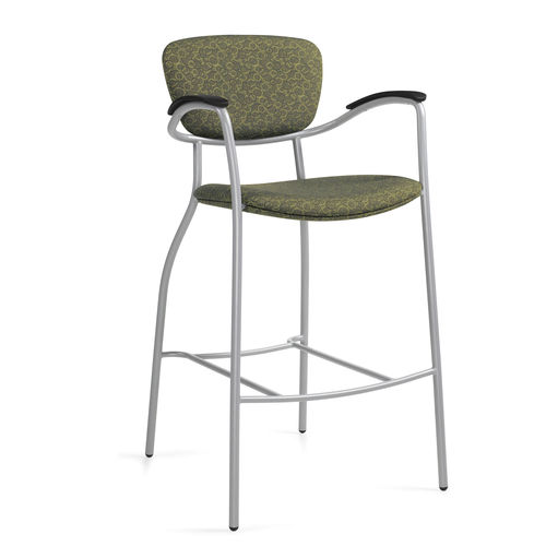 Chaise de bar contemporaine - CAPRICE™ - GLOBAL totaloffice - d'intérieur / en tissu / en cuir