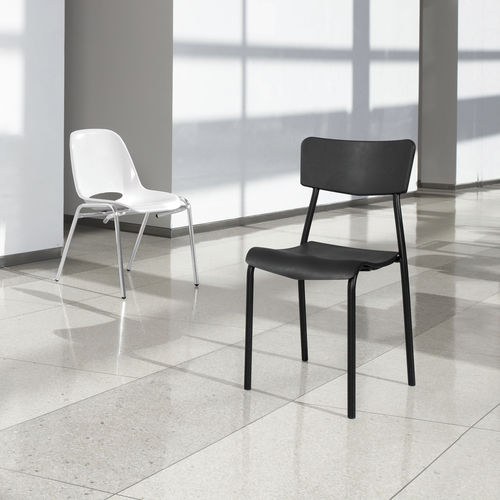 Chaise visiteur contemporaine - TALIA® - GLOBAL totaloffice - d'intérieur / en polypropylène / empilable