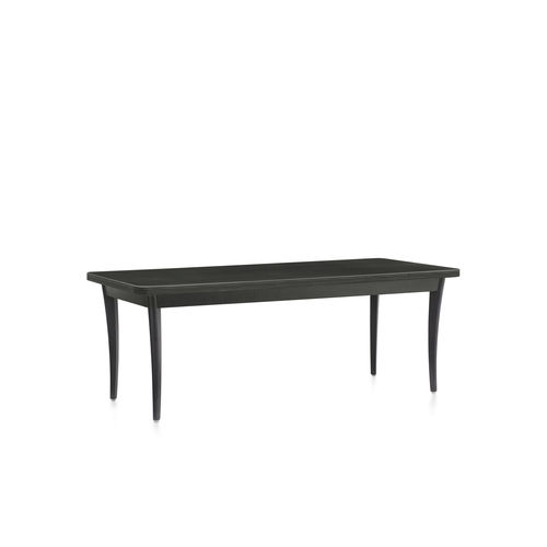 Table basse contemporaine - CAMINO - GLOBAL totaloffice - en bois massif / en stratifié / avec piètement en aluminium