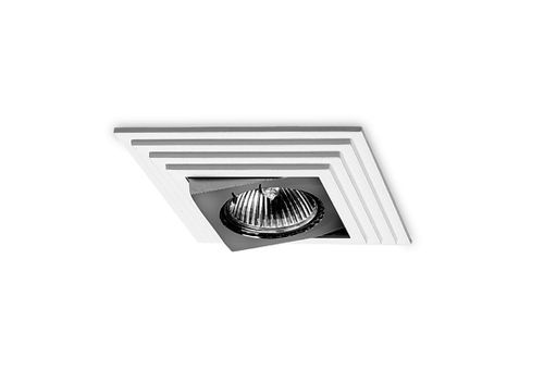 Spot encastrable au plafond - QUADRIA - MARTINI Illuminazione - halogène / carré / en fonte d'aluminium