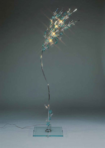 Lampe sur pied - MARTINI Illuminazione - en aluminium / en cristal / de style