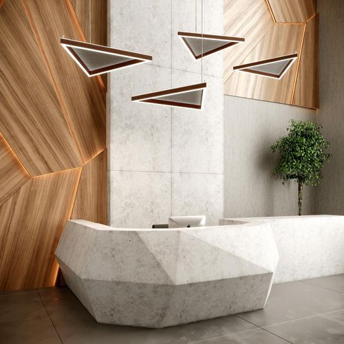 Luminaire suspendu - MICRO TRIANGLE II™ - Beta-Calco - triangulaire / professionnel / en aluminium