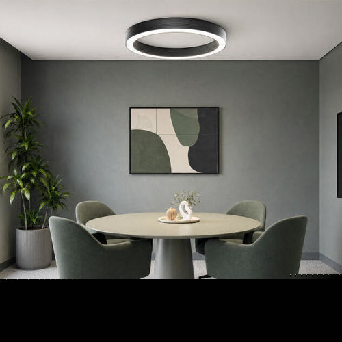 Plafonnier contemporain - BLRC - Beta-Calco - en anneaux / en polycarbonate / en aluminium
