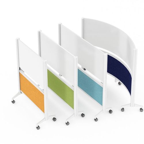 Cloison mobile - AGATI - à double vitrage / de bureau / acoustique