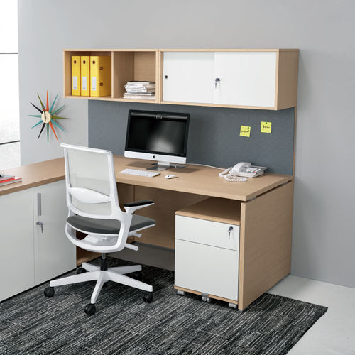 Caisson de bureau en métal - ATLANTE - ALEA - à 3 tiroirs / à roulettes / à clé