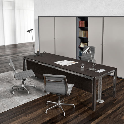 Bureau de direction - ZEFIRO - ALEA - contemporain / en placage de bois / en aluminium