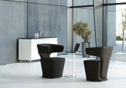 Fauteuil visiteur contemporain - BISON - allermuir - en tissu / professionnel