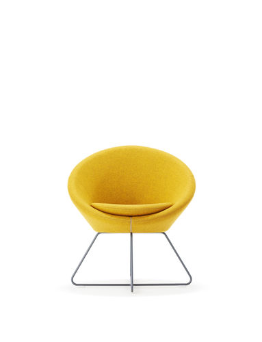 Fauteuil visiteur contemporain - CONIC - allermuir - en tissu / en acier inoxydable / professionnel