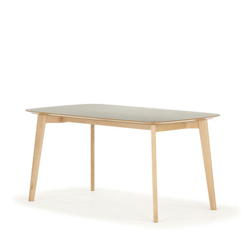 Table à manger contemporaine - JAICER - allermuir - en MDF / en hêtre / en bois teinté