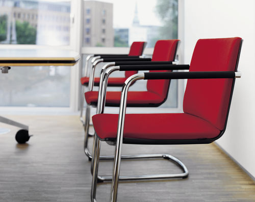 Chaise visiteur contemporaine - 180 NEOS - Wilkhahn - d'intérieur / en tissu / en acier