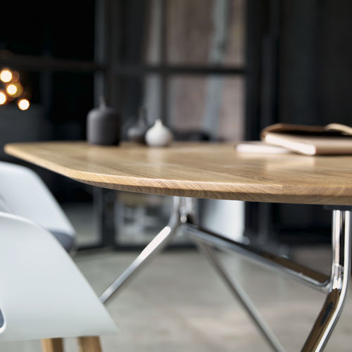 Table de réunion contemporaine - 222 OCCO - Wilkhahn - en bois / en MDF stratifié / en HPL