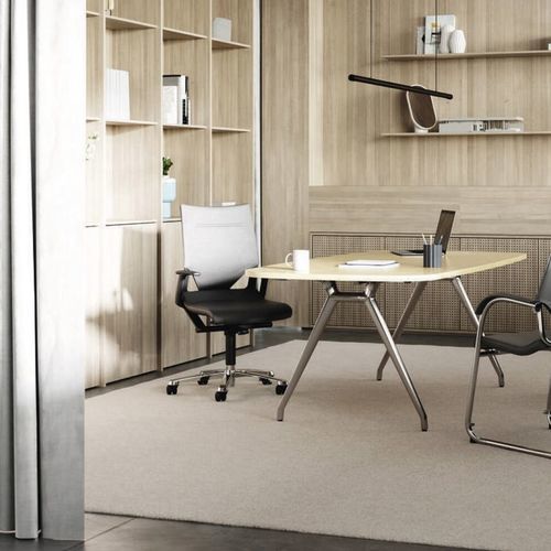 Chaise de bureau contemporaine - 275/5 MODUS COMPACT - Wilkhahn - d'intérieur / en tissu / avec piètement en aluminium